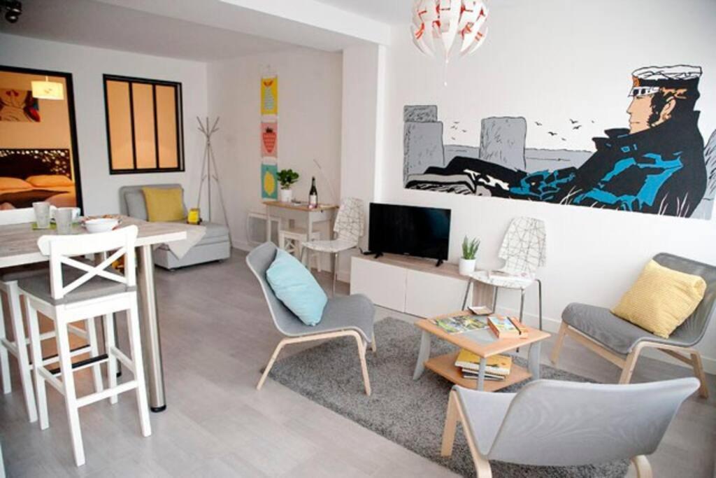Appartement Le Des Bulles, Parking Gratuit Privatif, Centre De Vannes